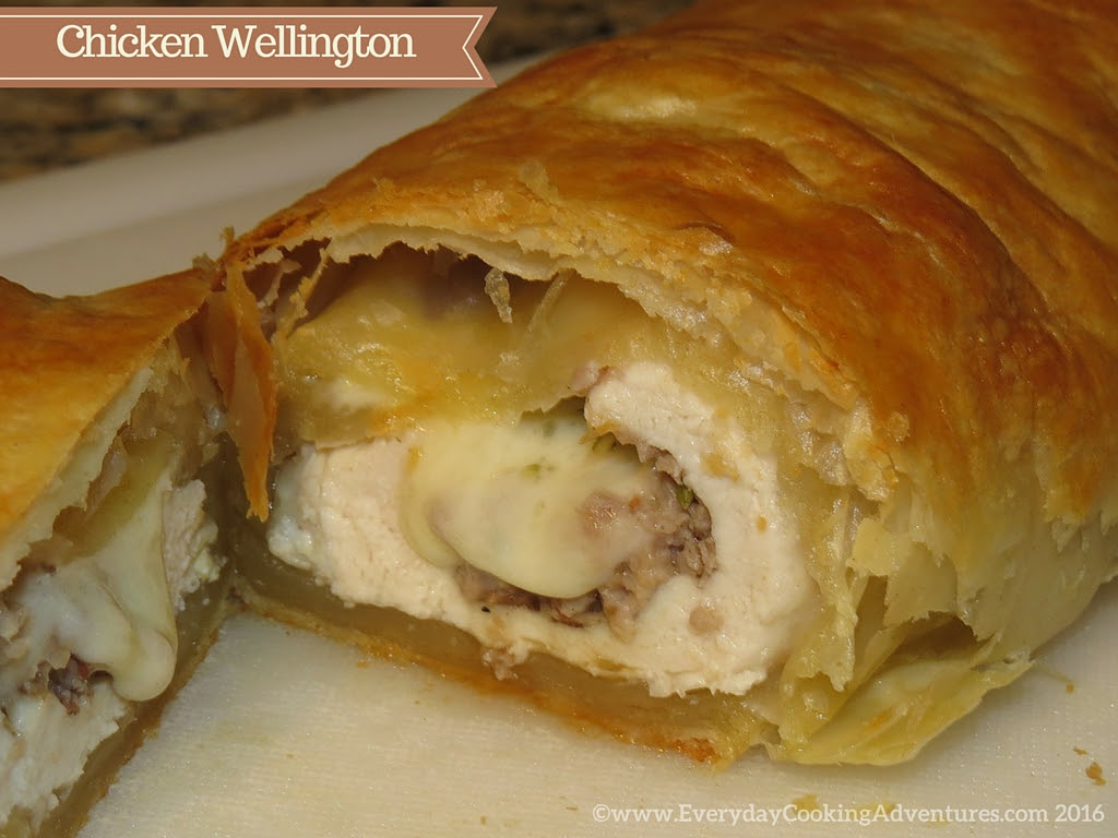 I don't know if there are another three words in the english language that could possibly bring so much oliver makes this recipe a little more special with the addition of mushrooms (another reader favorite!) and red onions. Jamie Oliver S Old Man S Superb Chicken In Puff Pastry Everyday Cooking Adventures