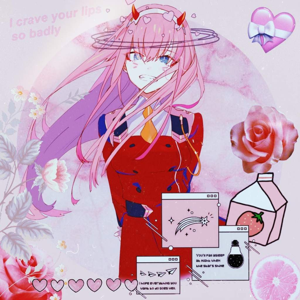 1080p hd black light illumination resolution,clear and fine images; Zero Two Edit Darling In The Franxx Official Amino