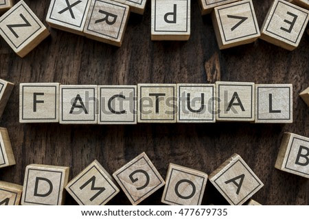 Image result for IMAGES OF THE WORD ''FACTUAL