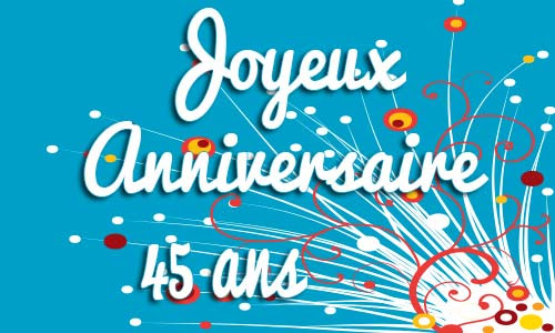 bon anniversaire 45 ans Carte Anniversaire Humoristique Femme Forty Five Ans Grisel bon anniversaire 45 ans