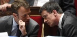 Emmanuel Macron et Manuel Valls