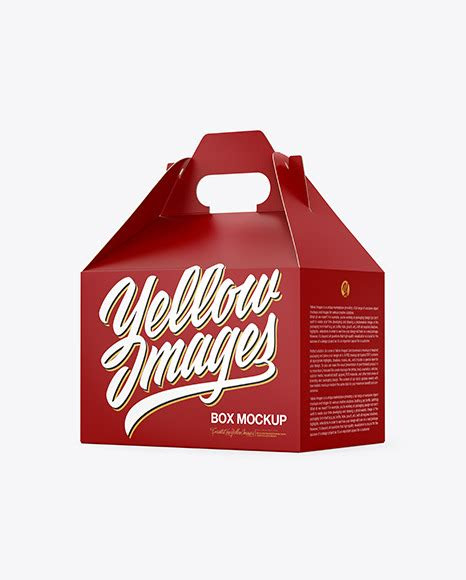 Download Handle Box Mockup - Free Download Mockup