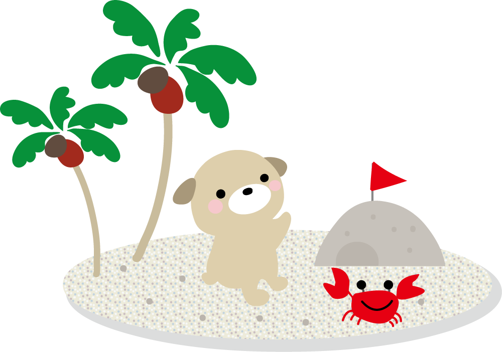 すべての動物の画像 100 Epic Best砂浜 フリー素材 イラスト