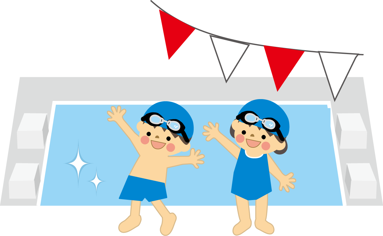 水泳 画像 イラスト かわいい かっこいい無料イラスト素材集 イラストイメージ