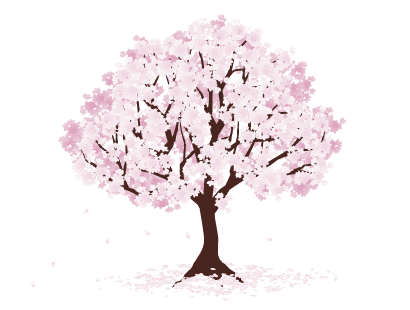 美しい花の画像 元の桜の木 イラスト