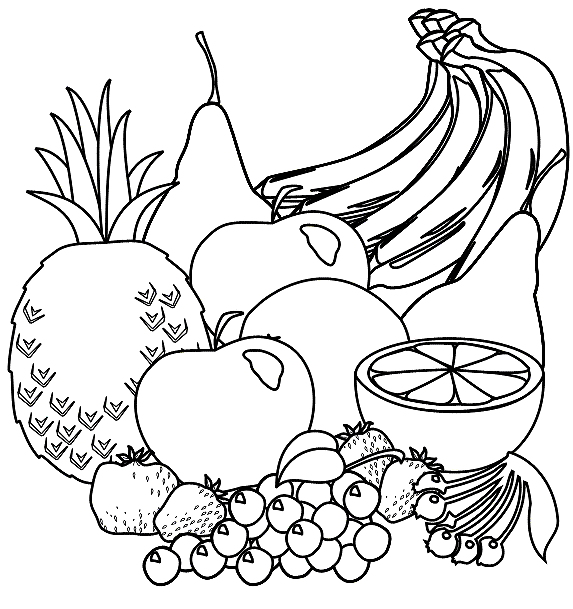 Mewarnai Gambar Makanan Tradisional