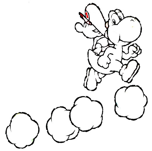 Download Emo Wb: yoshi coloring pages