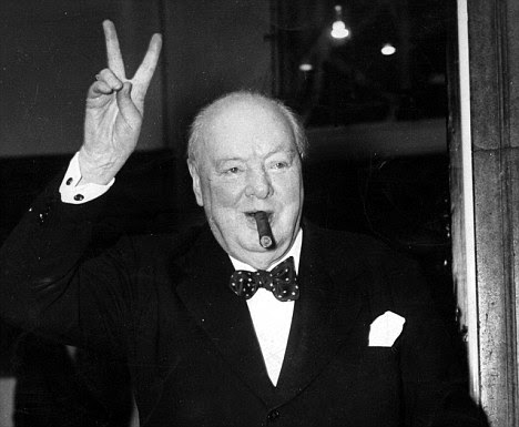 V for verve, vocabulary and vehemence: Churchill