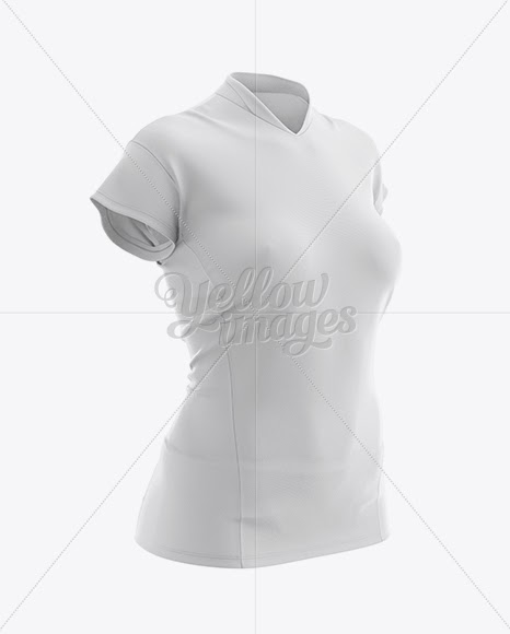 Download Download Women's Volleyball Jersey Mockup - Half Side View PSD