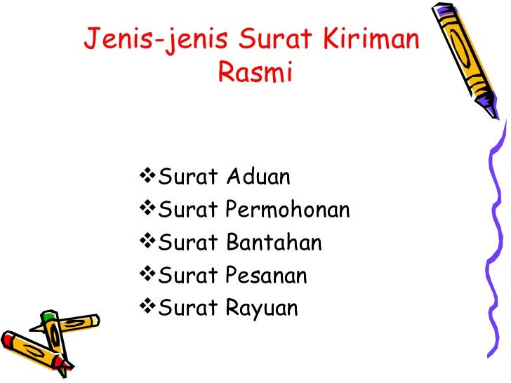 Surat Rayuan Formal - Persoalan u