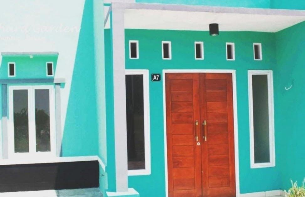  Cat  Rumah  Minimalis  Warna  Biru Tosca Paint  Colors Images