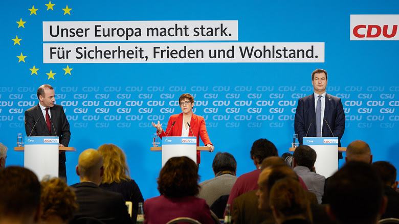 Cdu/csu, unofficially the union parties (german: Unser Europa Macht Stark Fur Sicherheit Frieden Und Wohlstand Christlich Demokratische Union Deutschlands