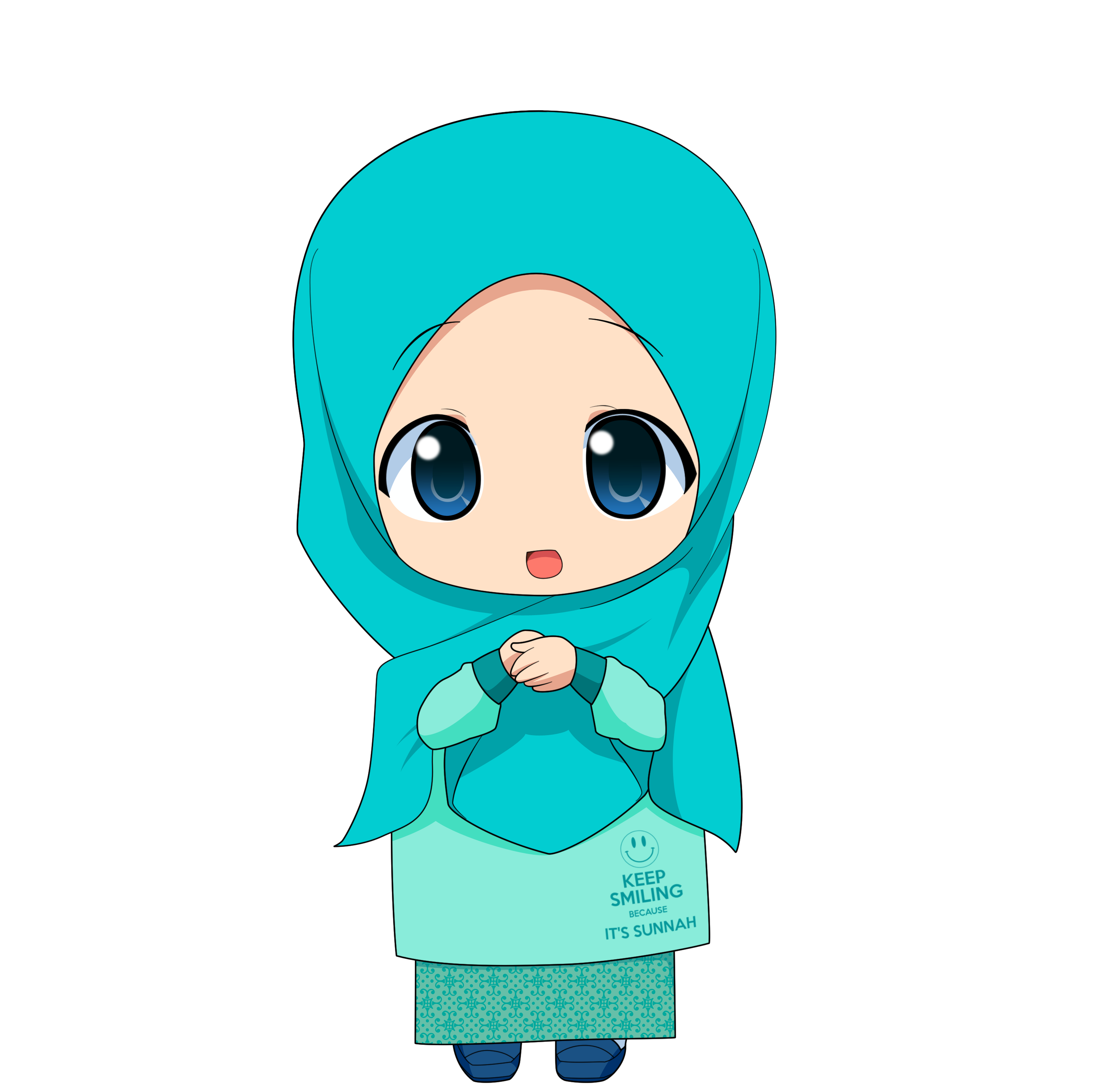 Kartun Muslimah Chibi Kolek Gambar