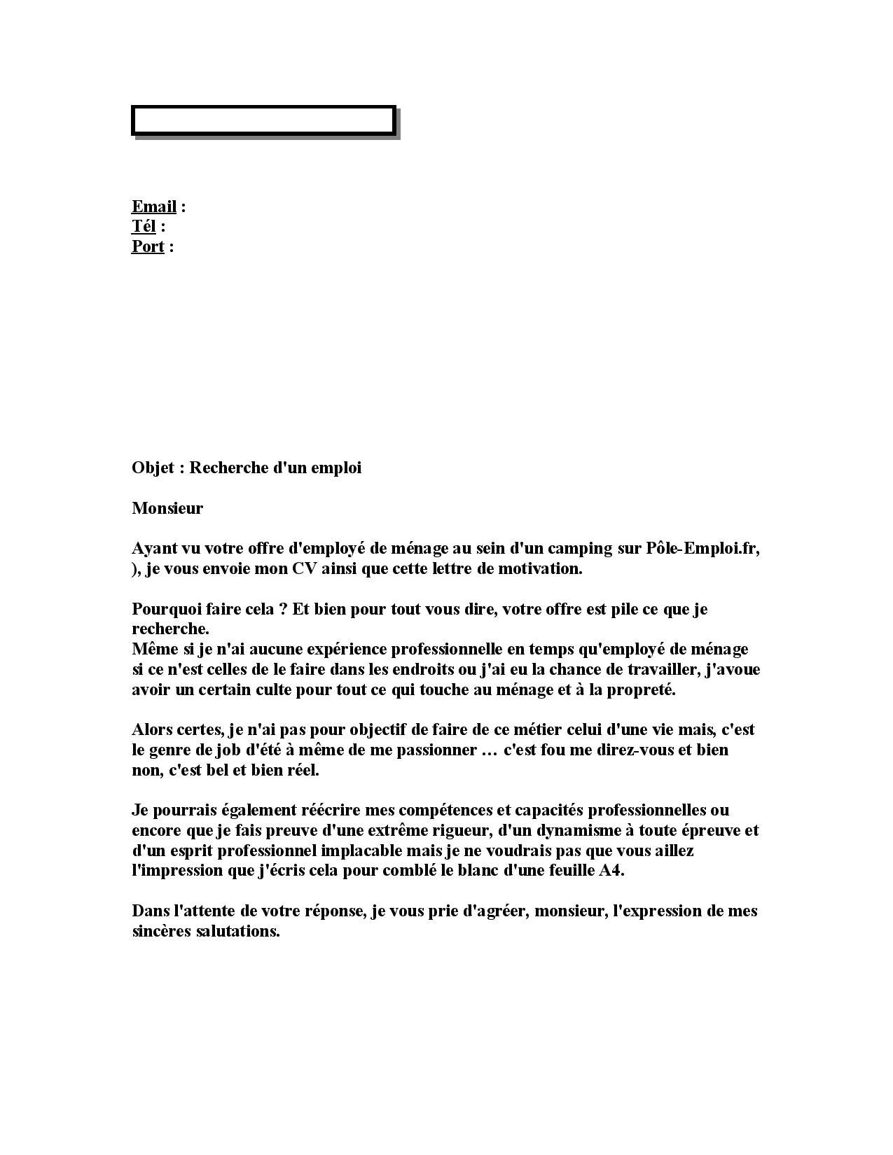 Lettre De Motivation Guide Touristique DÃ©butant  Z Soalan