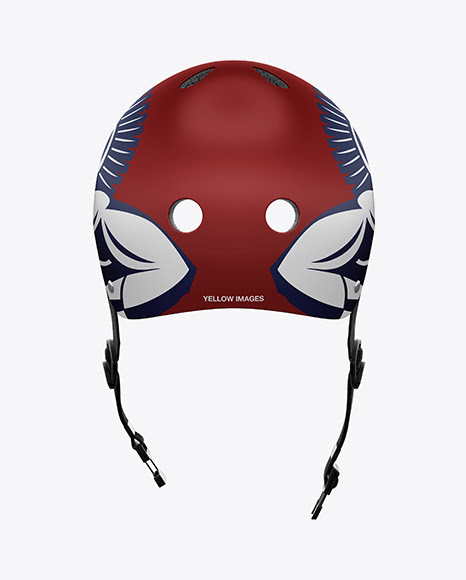 Download Free Skateboard Helmet Mockup - Back View (PSD)