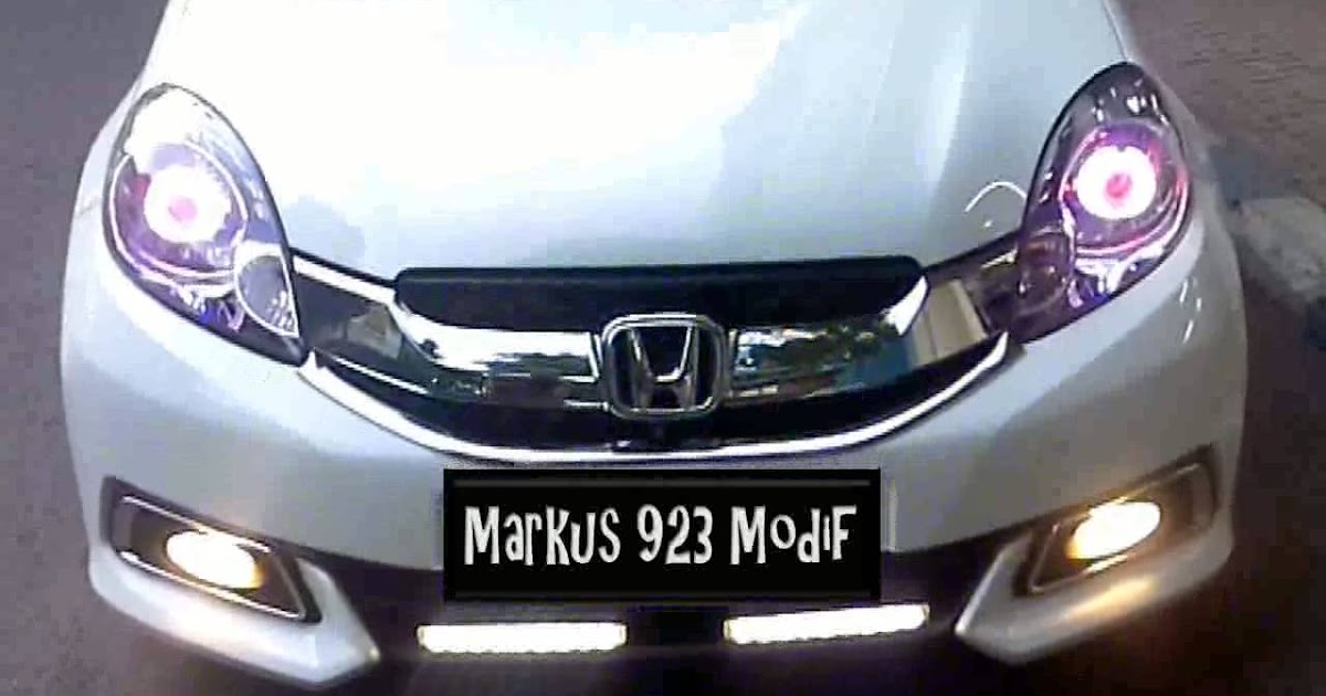 Modifikasi Lampu Depan Mobilio