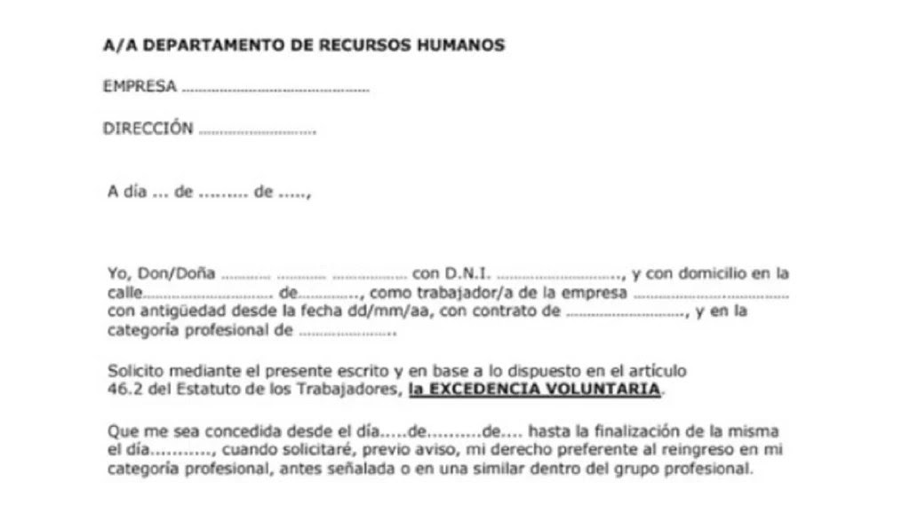 Plantilla Carta De Baja Voluntaria Sin Preaviso - About 