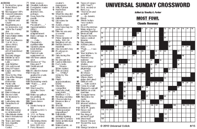Skatt Utleie Universal Crossword