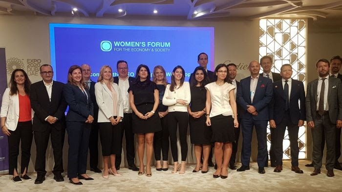 Réunion des "CEO Champions" organisée par le Women's Forum 