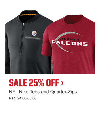 SALE 25% OFF > | NFL Nike Tees and Quarter-Zips | Reg. 24.00-85.00