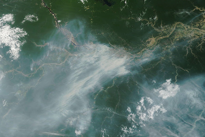 Drought Fuels Wildfires in the Amazon