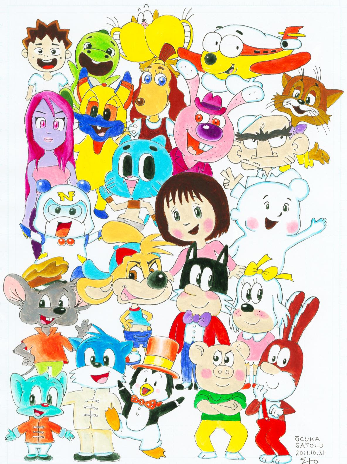 無料印刷可能海外 アニメ キャラクター 画像 イラスト画像