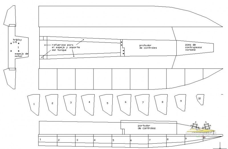 Easy for Boatp Plans: rc boat catamaran hull plans
