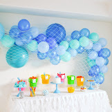 Ocean Theme Decorations - Ocean Themed Second Birthday Party Habitat Schoolhouse / See more ideas about ocean themes, theme, classroom themes.