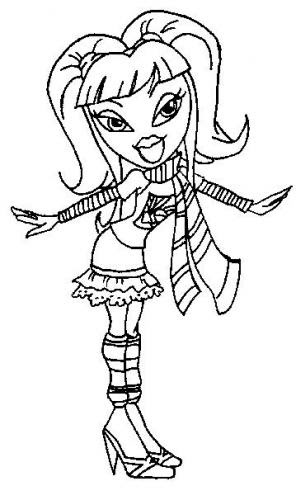 Download Amazing Coloring Pages Bratz Coloring Pages