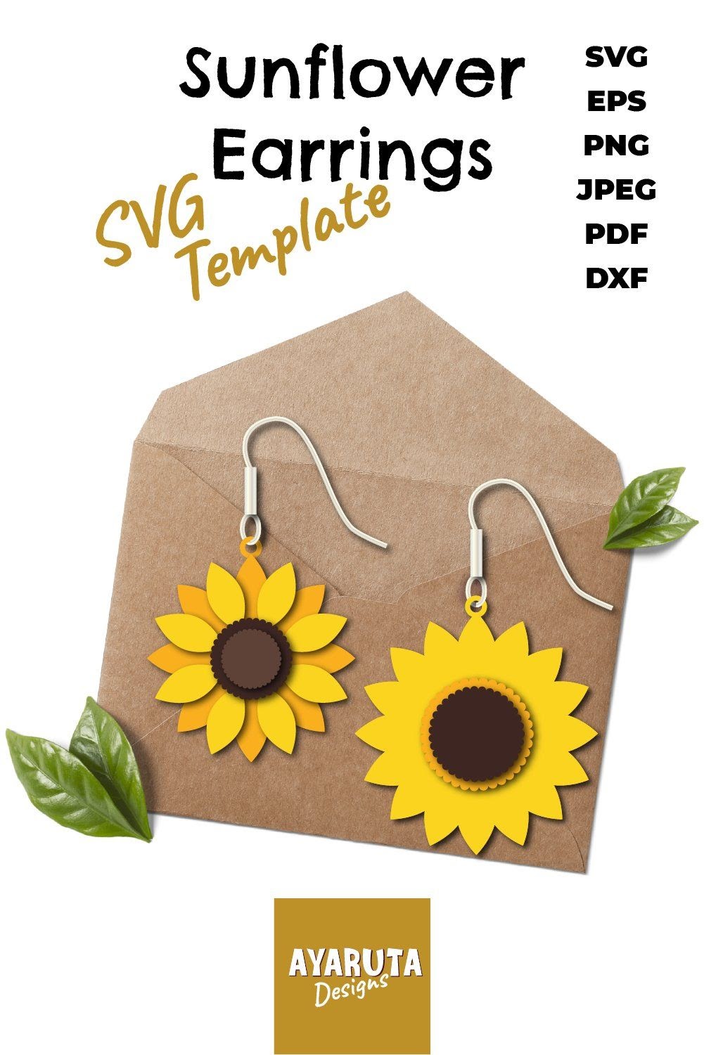 Download Sunflower Cricut Template Free - Free Layered SVG Files
