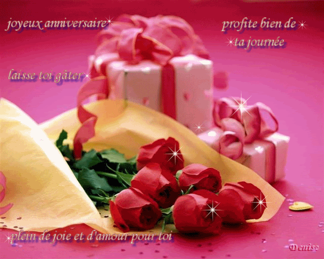 Images Of Fleurs Gif Anime Joyeux Anniversaire Gratuit
