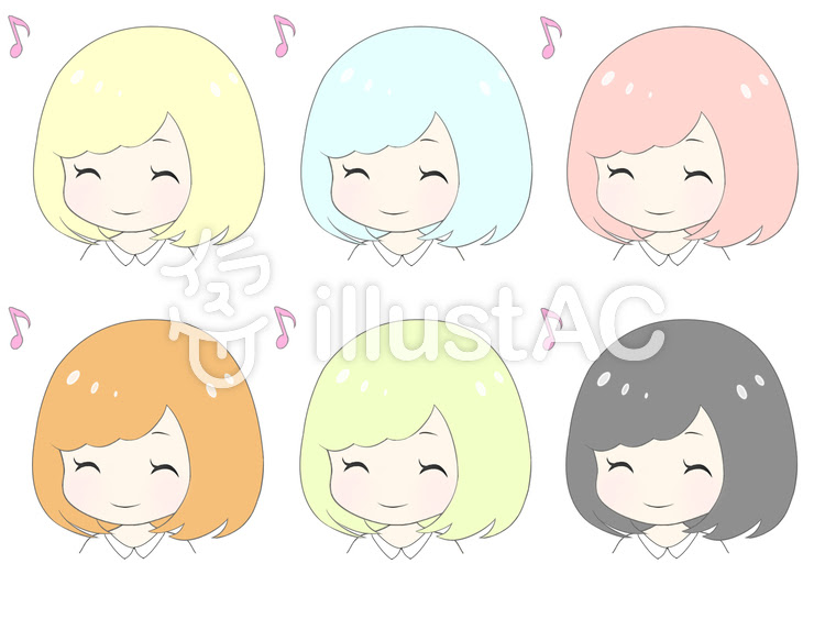 最も欲しかった ボブ 女の子 イラスト 簡単 クールイラストの壁紙 21