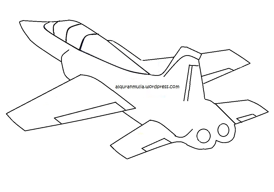 Sketsa Gambar Pesawat Untuk Anak Tk Contoh Sketsa Gambar