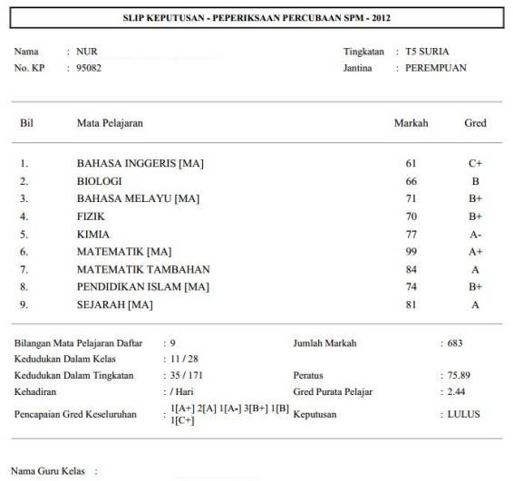 Contoh Slip Gaji Swasta Malaysia - Gambar Con