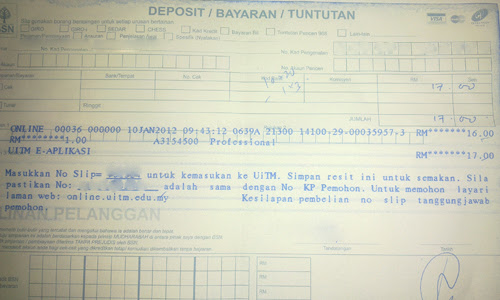 Permohonan Surat Tawaran Uitm - Gong Shim m