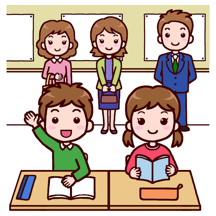 99以上 授業 参観 イラスト Muryoshare