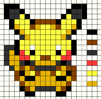 ピカチュウ ドット絵 16 16 14 Image4ug6fa