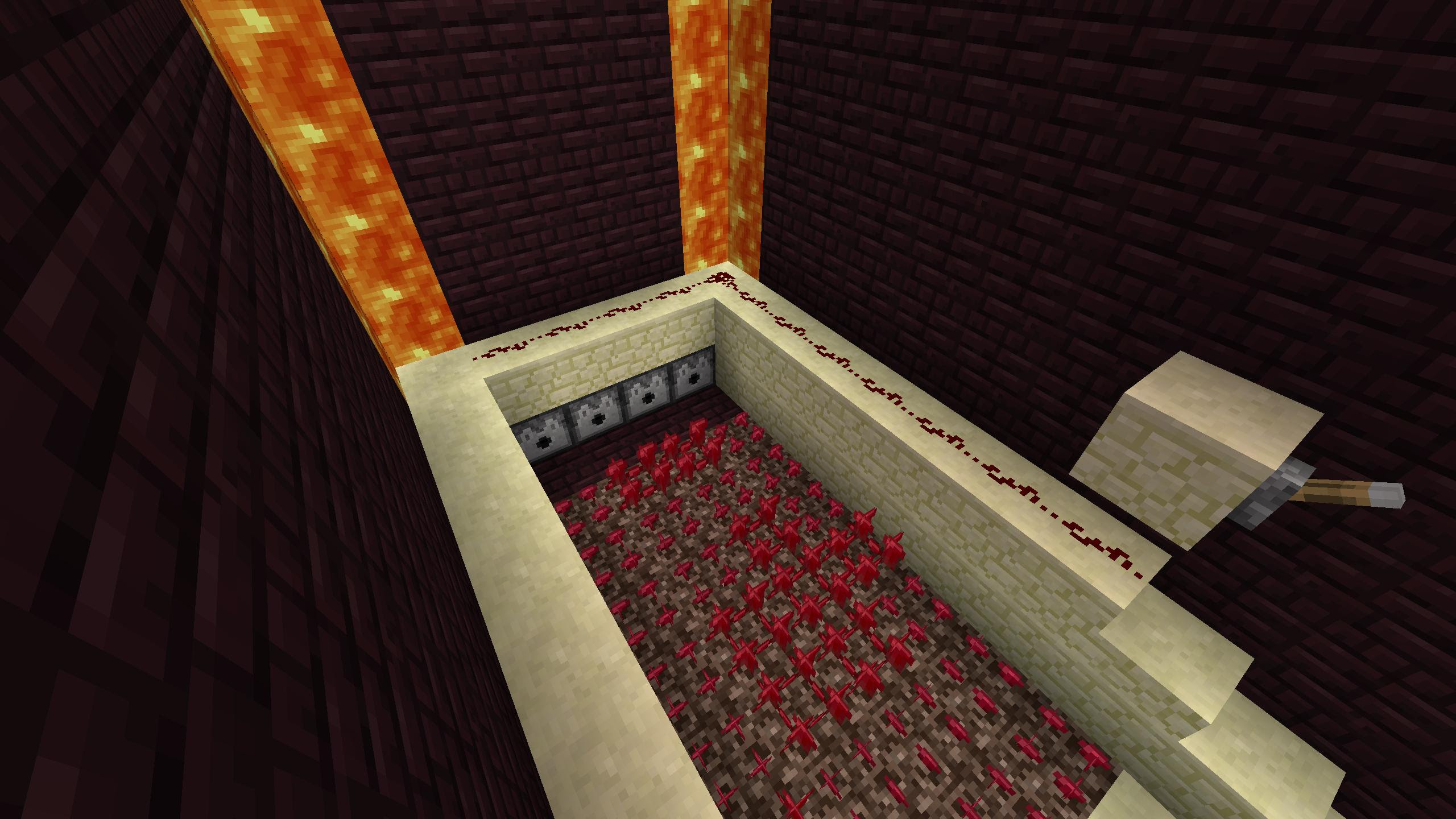 What is the title of this picture ? Minecraft Auto Nether Wart Farm - Home Collection