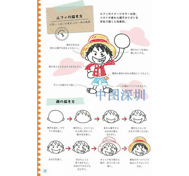 70以上 かわいい One Piece イラスト 簡単 かわいい 簡単 かわいい One Piece イラスト