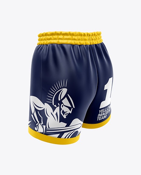 Download Women's Basketball Shorts Mockup - Back Half Side View ...