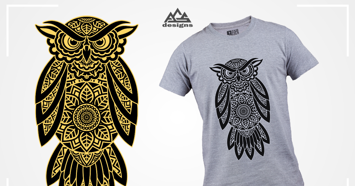 Download 3D Owl Mandala Svg - Layered SVG Cut File