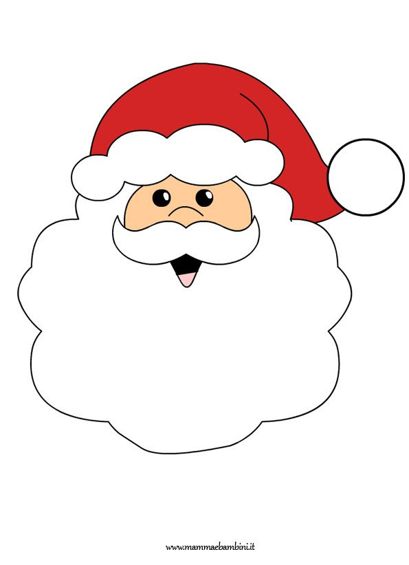 Come Disegnare Babbo Natale Facile Stampae Colorare