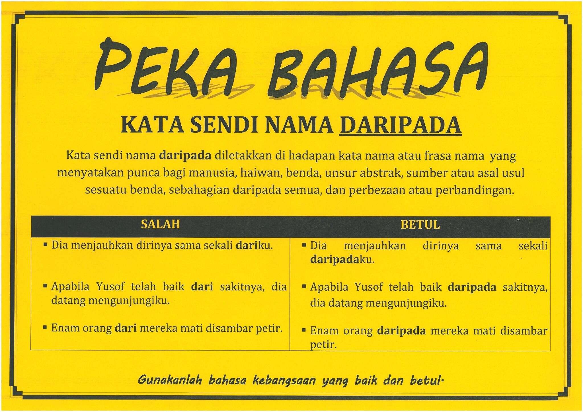 Peka Bahasa- Info DBP