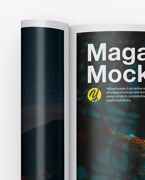 Download Download A4 Frame Mockup Free Psd PSD - Glossy A4 Magazine ...