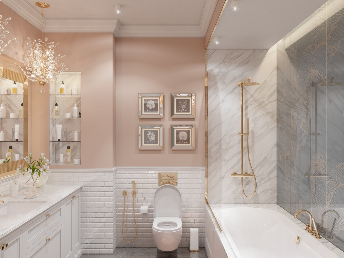 Pink and grey makes the perfect bedroom colour combo, and is perfect if you want your room to be a cosy space but still look cool. 51 Pink Bathrooms With Tips Photos And Accessories To Help You Decorate Yours
