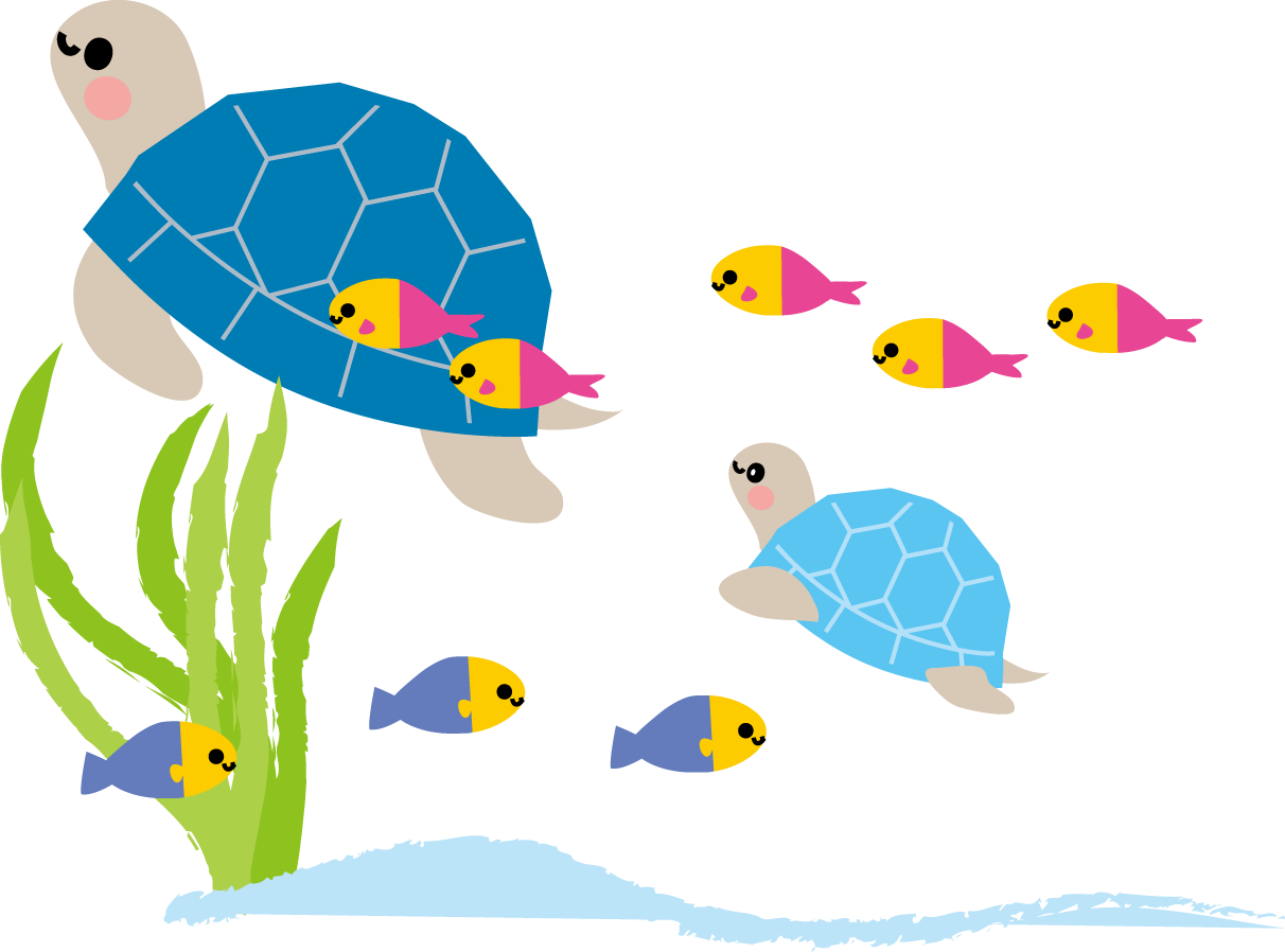 元の魚 イラスト 簡単 アニメ画像