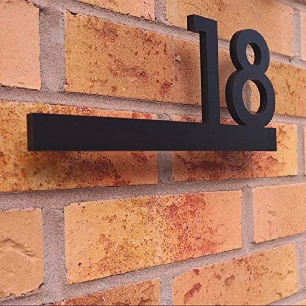 For adding a more contemporary flair to the outside of your home, installing metal house number signs might be just the ticket. 51 House Numbers For Fabulously Functional Curb Appeal