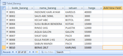 Contoh Desain Database - Laporan 7