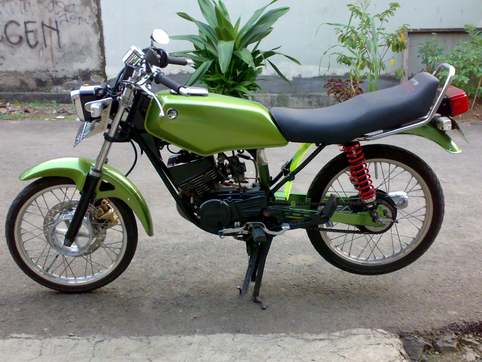 Modifikasi Motor Mio J Warna Hijau Pecinta Modifikasi