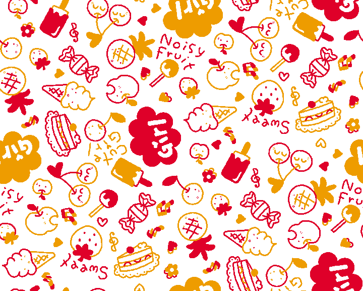 ユニークイラスト フルーツ 壁紙 美しい花の画像